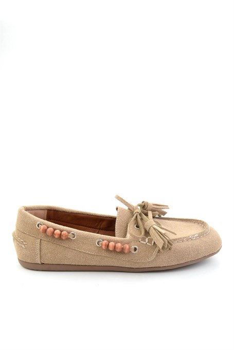 Bej  Kadın Loafer Ayakkabı K01936070072