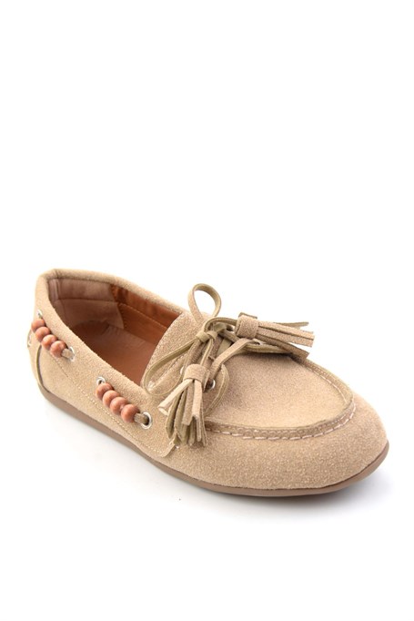 Bej  Kadın Loafer Ayakkabı K01936070072