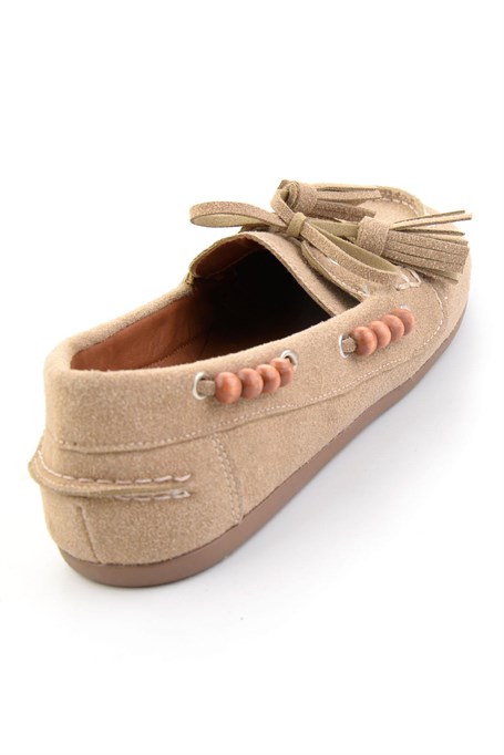 Bej  Kadın Loafer Ayakkabı K01936070072