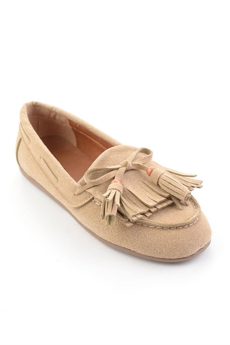 Bej  Kadın Loafer Ayakkabı K01936071072