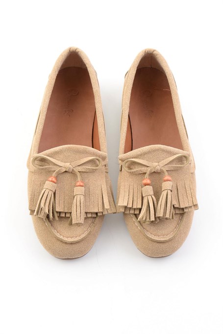 Bej  Kadın Loafer Ayakkabı K01936071072