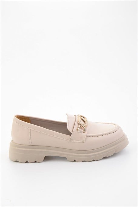 Bej  Kadın Loafer Ayakkabı K01997010609