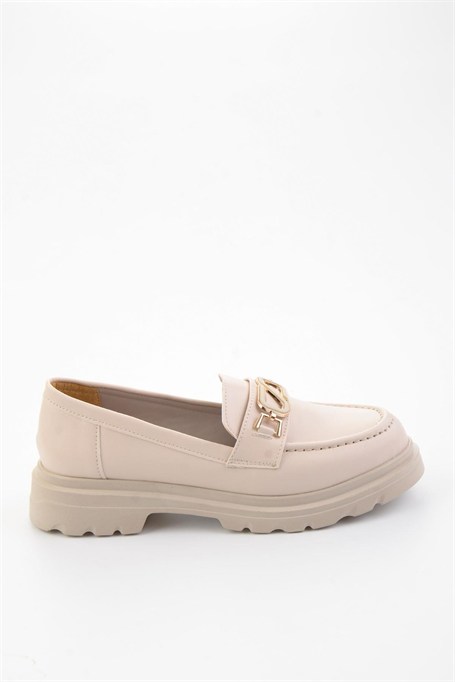 Bej  Kadın Loafer Ayakkabı K01997010609