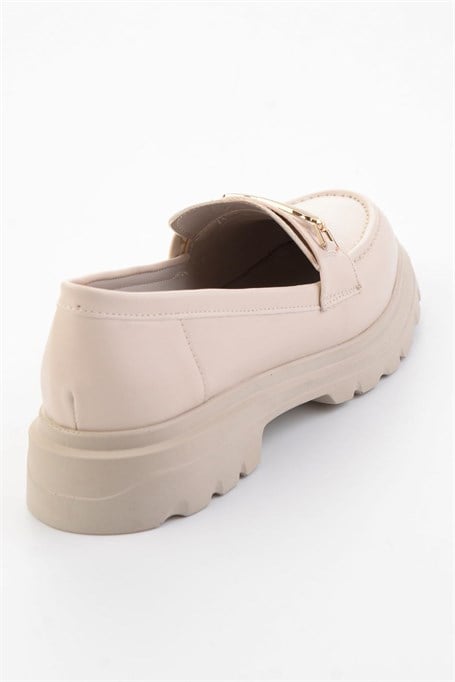Bej  Kadın Loafer Ayakkabı K01997010609