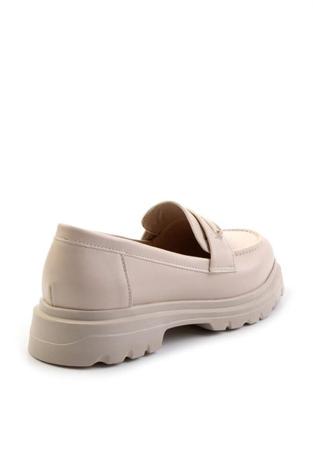 Bej  Kadın Loafer Ayakkabı K01997010709