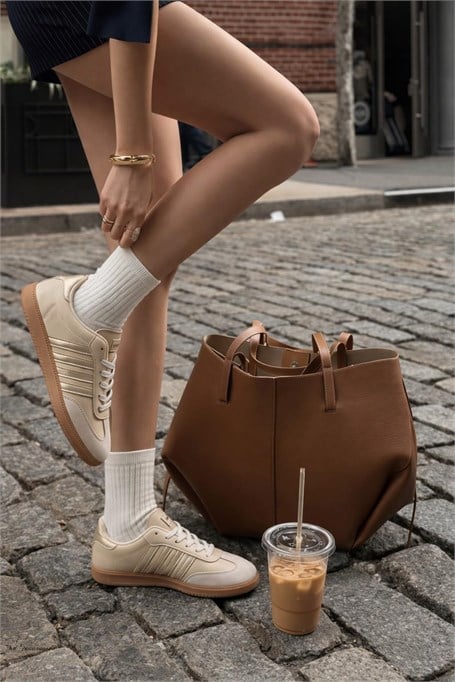 Bej  Kadın Sneaker K01093400709