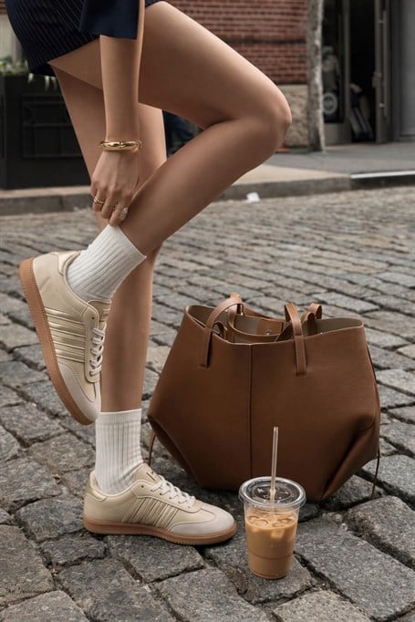 Bej  Kadın Sneaker K01093400709