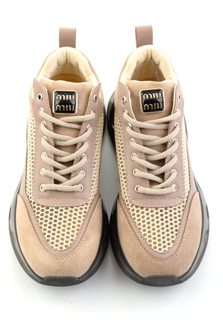 Bej  Kadın Sneaker K01228091422