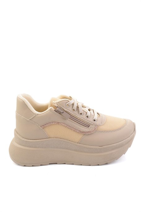 Bej  Kadın Sneaker K01709060409