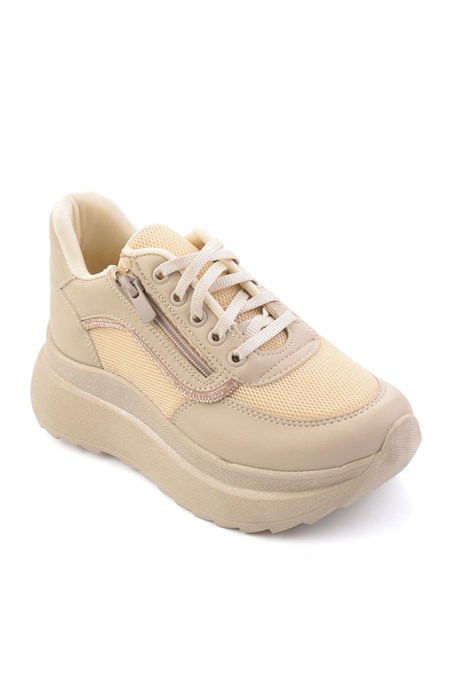 Bej  Kadın Sneaker K01709060409