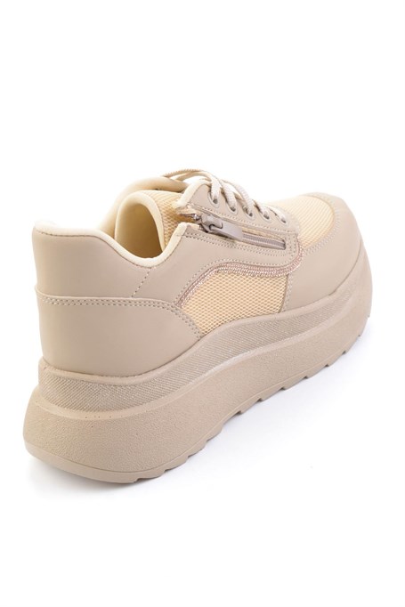 Bej  Kadın Sneaker K01709060409