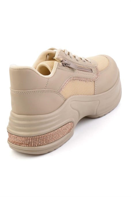 Bej  Kadın Sneaker K01709151109