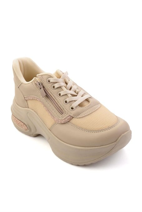 Bej  Kadın Sneaker K01709151109
