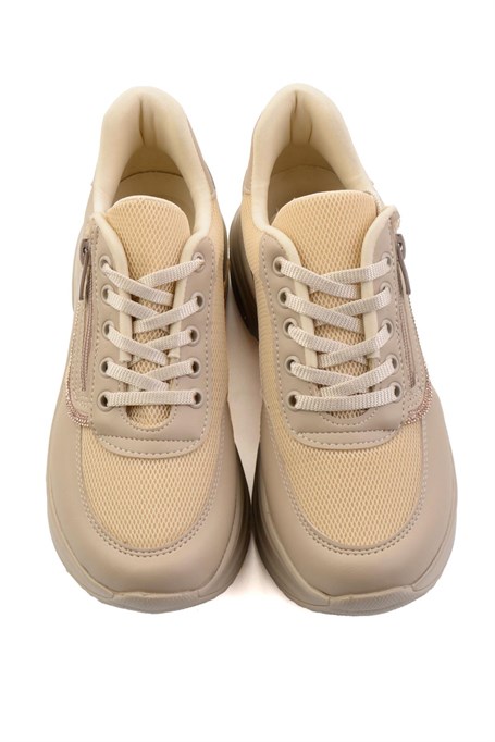Bej  Kadın Sneaker K01709151109