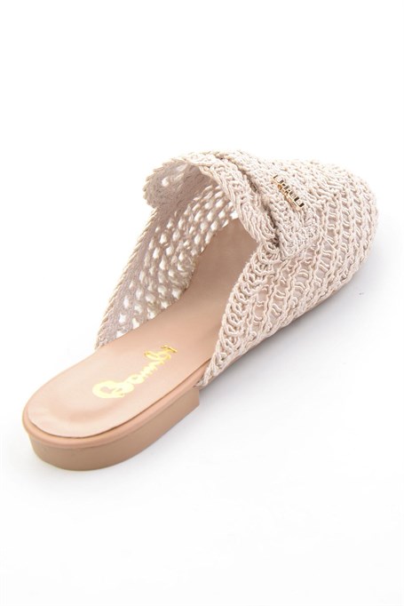 Bej  Kadın Terlik K04891211016