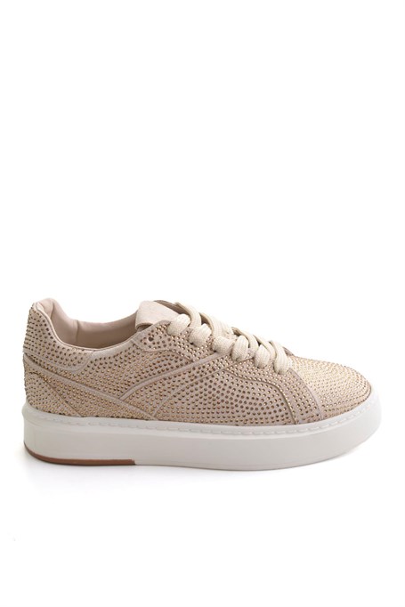 Bej Lame  Kadın Sneaker K01791072772