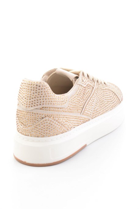 Bej Lame  Kadın Sneaker K01791072772