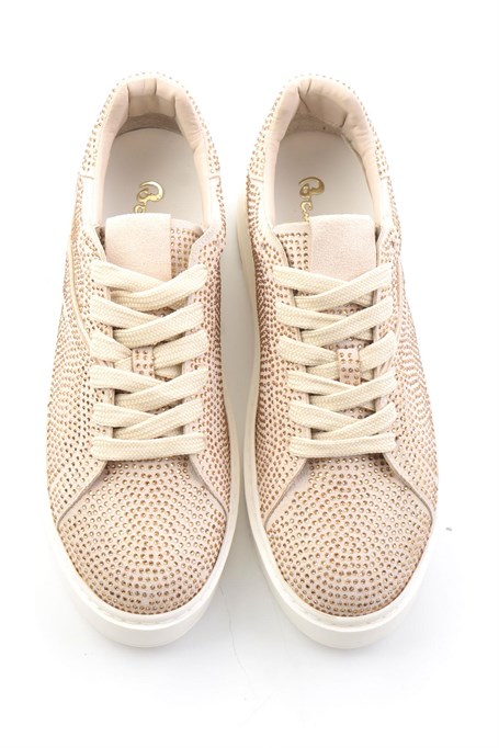Bej Lame  Kadın Sneaker K01791072772