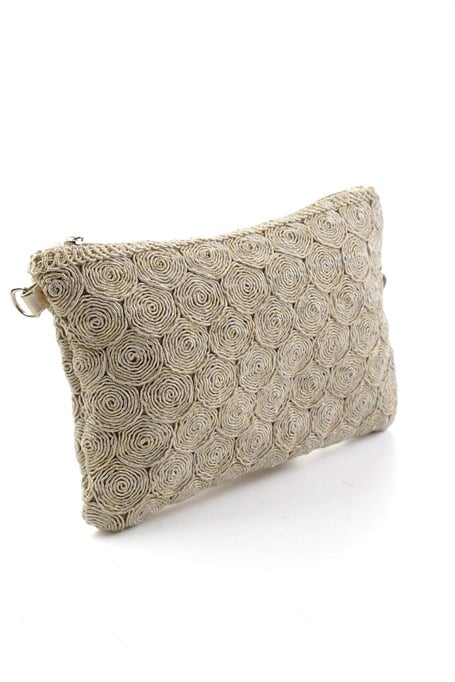 Bej Örgü  Kadın El Çantası C06168091216