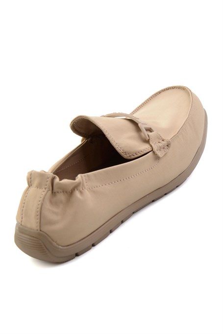 Bej Paraşüt  Erkek Loafer Ayakkabı E01175560667