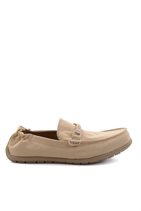 Bej Paraşüt  Erkek Loafer Ayakkabı E01175560667