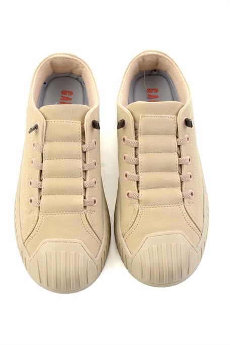 Bej Süet  Kadın Sneaker K01175127472