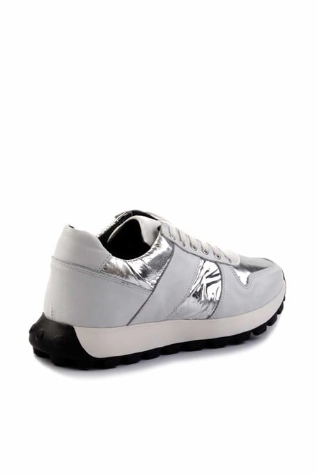 Beyaz Beyaz Hakiki Deri Erkek Sneaker E01401086603