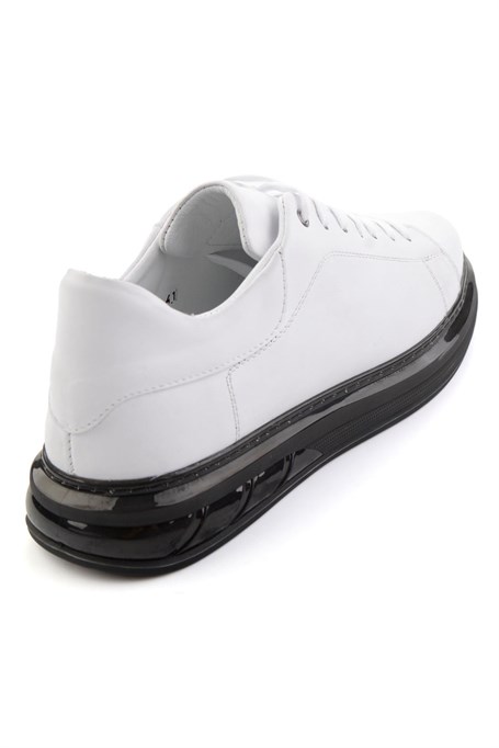Beyaz Hakiki Deri Erkek Sneaker E01080902143