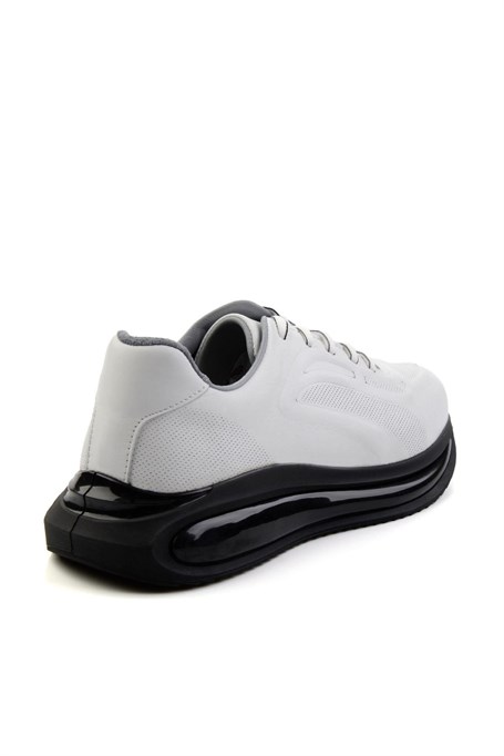 Beyaz Hakiki Deri Erkek Sneaker E01084212003