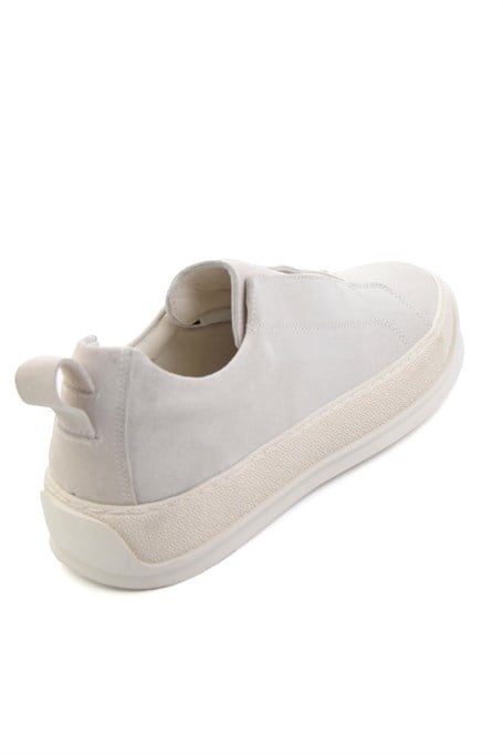 Beyaz Hakiki Deri Erkek Sneaker E01549000402