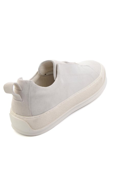 Beyaz Hakiki Deri Erkek Sneaker E01549000402