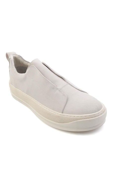 Beyaz Hakiki Deri Erkek Sneaker E01549000402