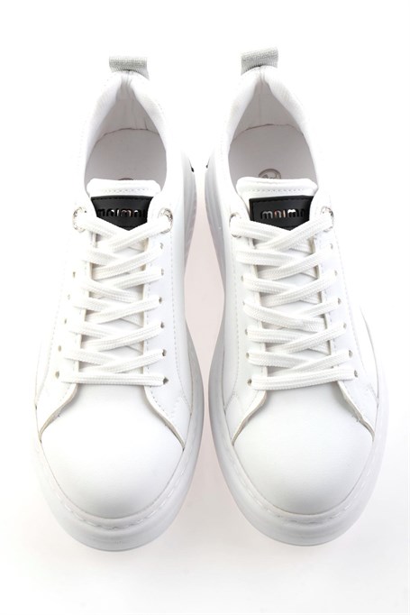 Beyaz  Kadın Sneaker K01377024109