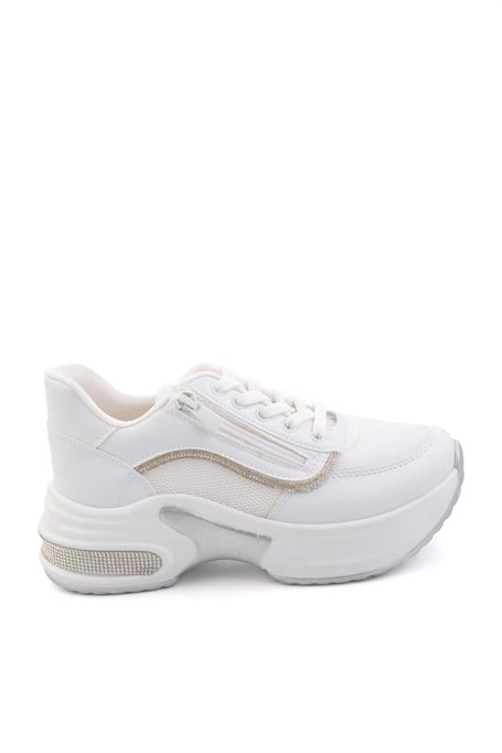 Beyaz  Kadın Sneaker K01709151109