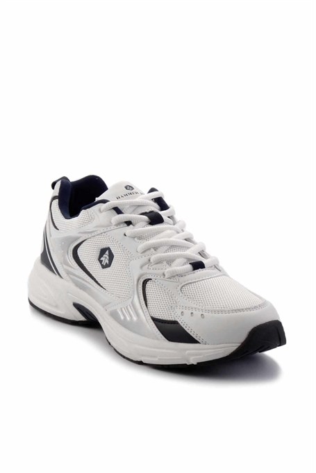 Beyaz Lacivert  Erkek Sneaker E01142314485