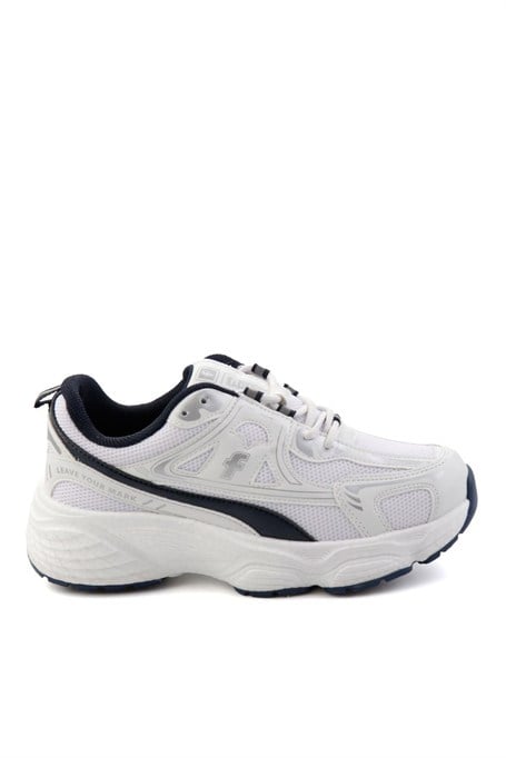 Beyaz Lacivert  Kadın Sneaker K01027032922