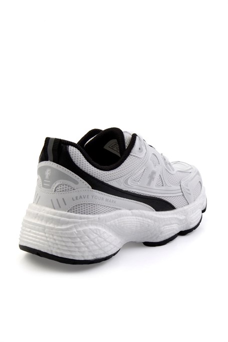 Beyaz Siyah  Kadın Sneaker K01027032922