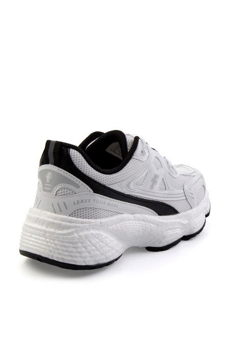 Beyaz Siyah  Kadın Sneaker K01027032922