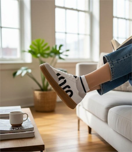 Beyaz Siyah  Kadın Sneaker K01179600009