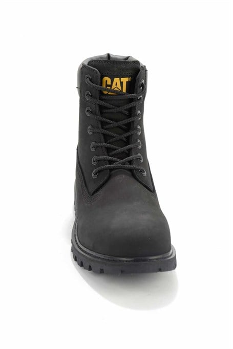 Black Hakiki Deri Erkek Bot & Bootie CAT1111137701