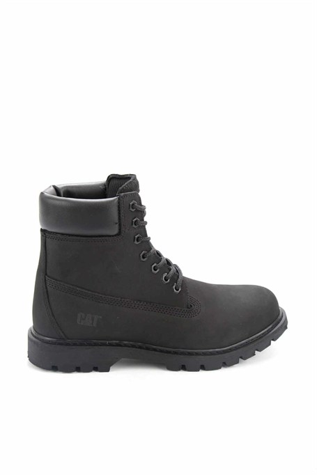 Black Hakiki Deri Erkek Bot & Bootie CAT1111137701