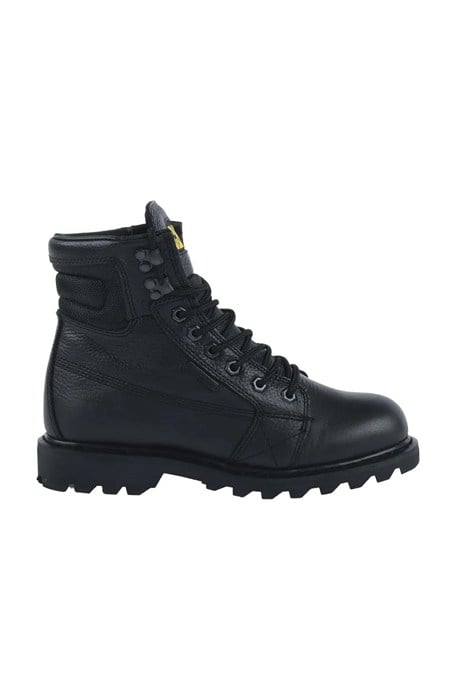 Black Hakiki Deri Erkek Bot & Bootie CAT1111122601