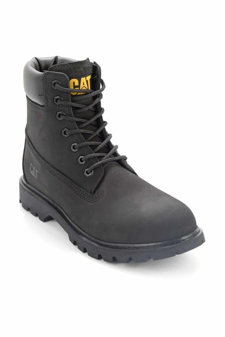 Black Hakiki Deri Erkek Bot & Bootie CAT1111137701