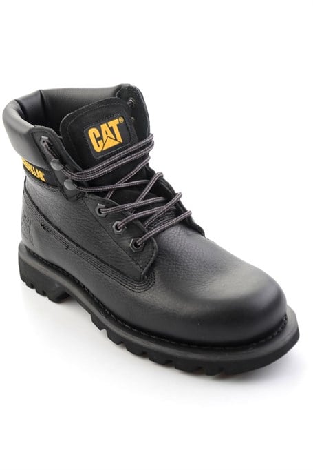Black Hakiki Deri Erkek Bot & Bootie CAT1111000133