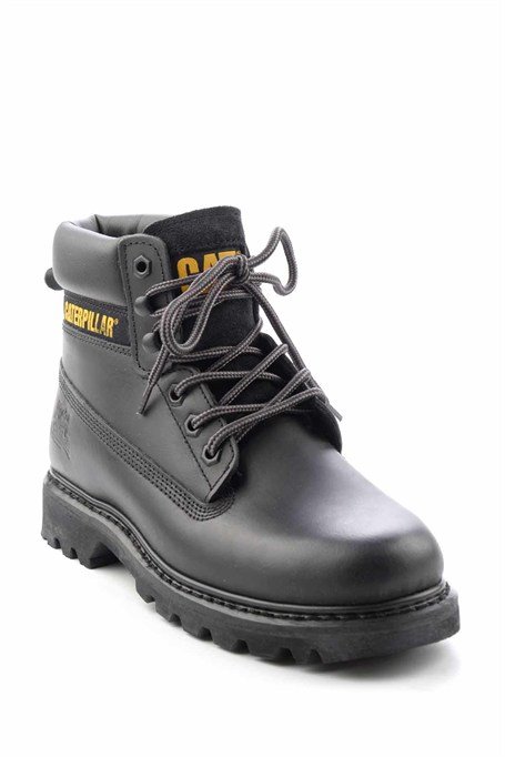 Black Hakiki Deri Erkek Bot & Bootie CAT1111000103