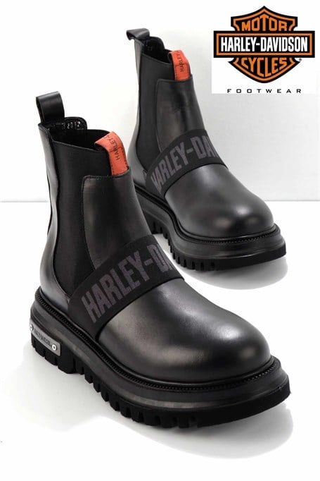 Black Hakiki Deri Erkek Bot & Bootie HD1777055703
