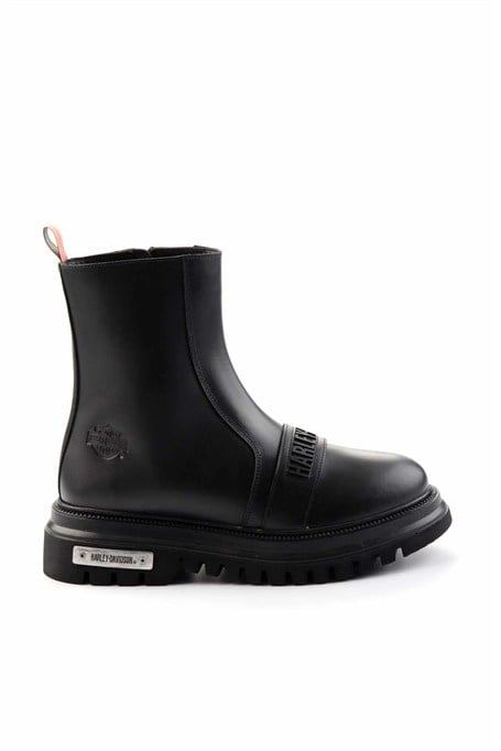 Black Hakiki Deri Erkek Bot & Bootie HD1777062403