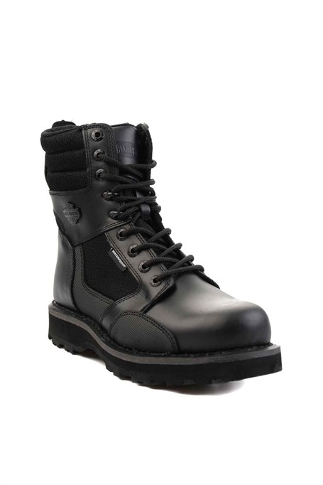 Black Hakiki Deri Erkek Bot & Bootie HD1777064803