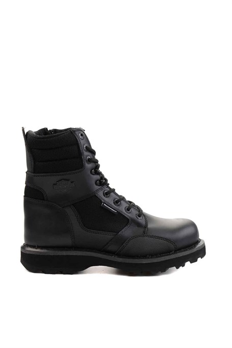Black Hakiki Deri Erkek Bot & Bootie HD1777064803