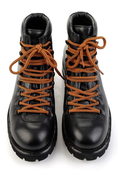 Black Hakiki Deri Erkek Bot & Bootie HD1777006003